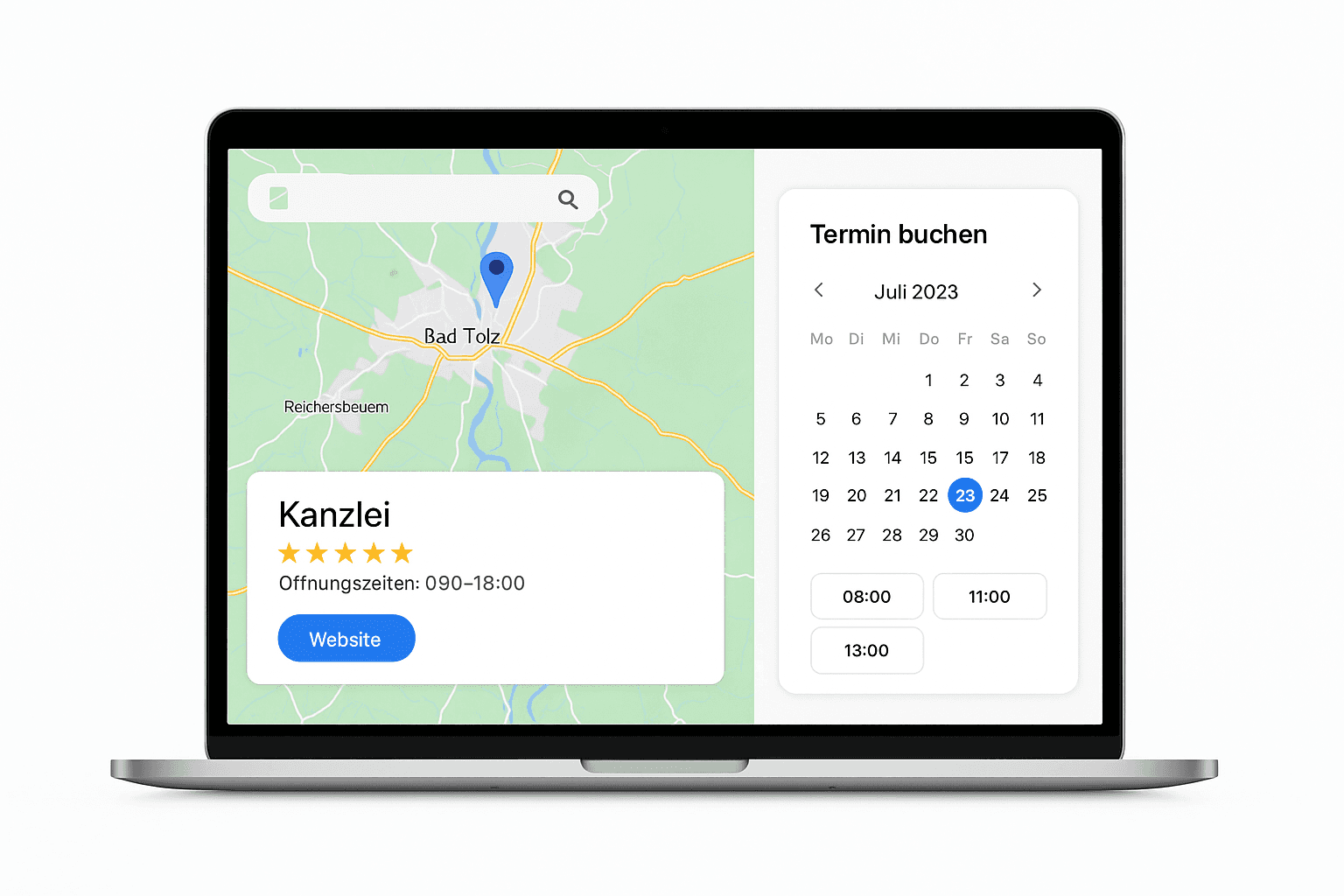 Websites & KI-Automation für Kanzleien in Bad Tölz-Wolfratshausen – Beispiel 2